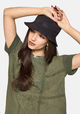 Ruin Fern Printed Bucket Hat