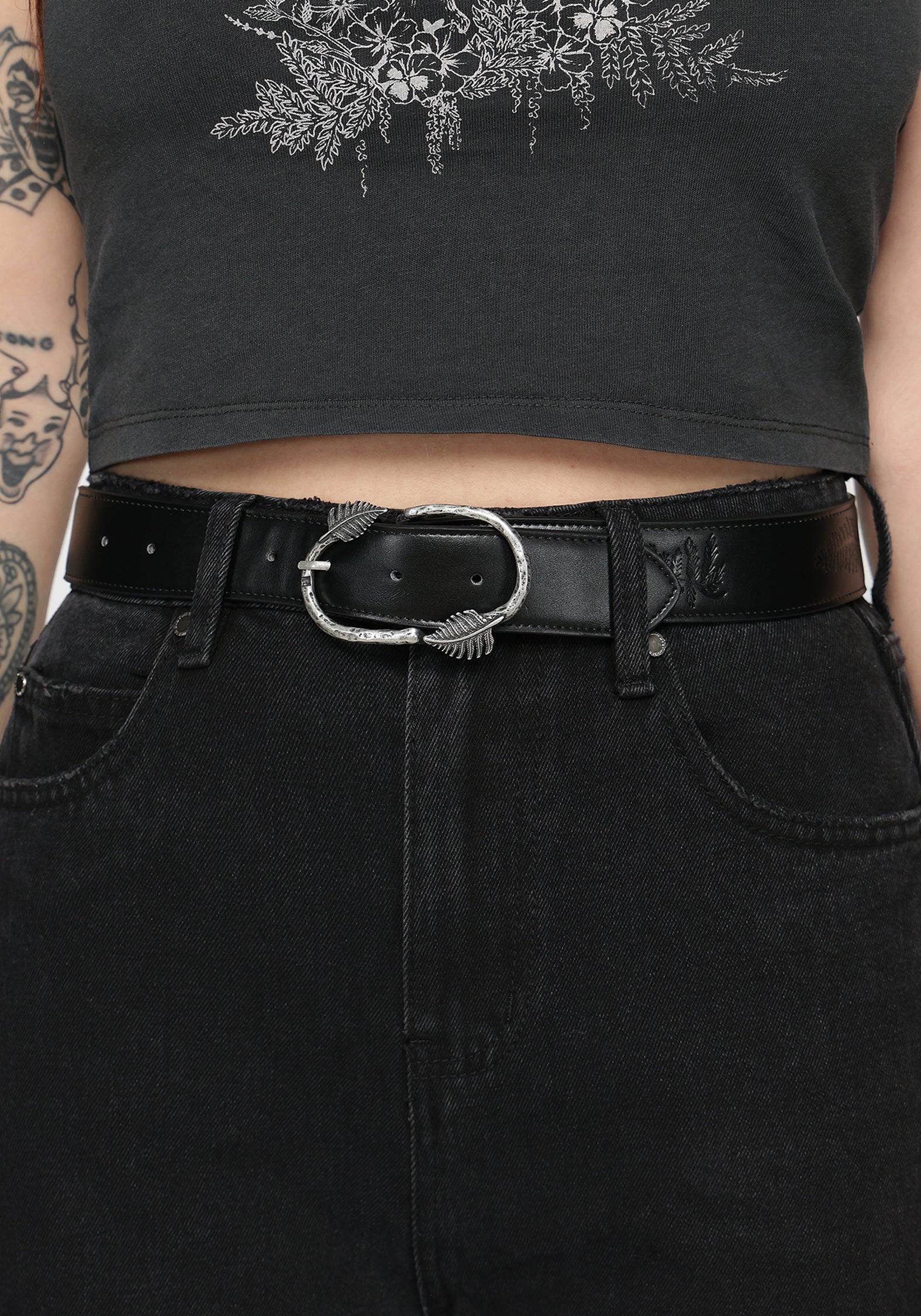 Ruin Fern Buckle Belt – Disturbia