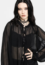 Villain Textured Blouse UK 6