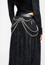 Neith Ankh Charm Skirt Belt