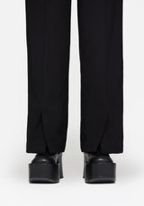 Thora Embroidered Front Split Tailored Trouser