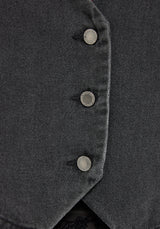 Maleah Embroidered Denim Waistcoat