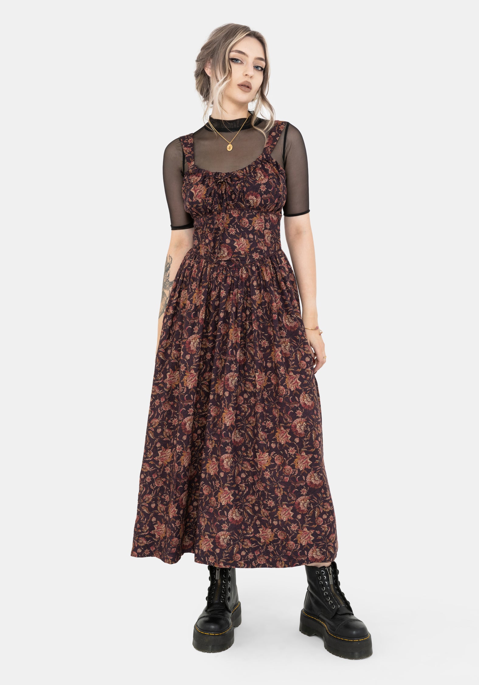 Skye Shirred Back Midaxi Dress – Disturbia
