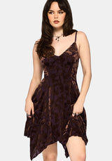 Sienna Devore Hanky Hem Cami Mini Dress