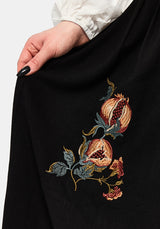 Genevra Embroidered Overlay Midi Dress UK 6