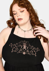 Drakona Embroidered Mini Dress