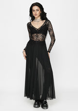Eltharia Lace Bodice Maxi Dress