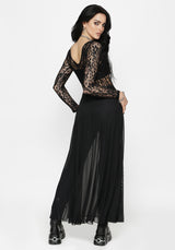 Eltharia Lace Bodice Maxi Dress