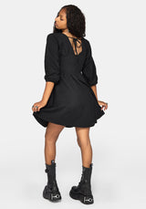Sanct Embroidered Batwing Mini Dress