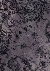 Gaia Celestial Print Chiffon Hanky Hem Skirt