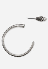 Ramona Snake Hoop Earrings
