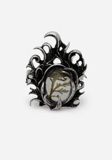 Marte Trapped Flower Ring