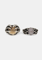 Shadowclaw Chunky Ring Set
