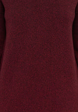 Nightjar Ombre Knit Maxi Dress - Red
