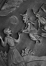 Witches Oval Wall Plaque