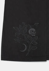 Poe Embroidered Trench Coat