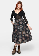 Kleo Relics Print Midaxi Skirt