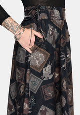 Kleo Relics Print Midaxi Skirt