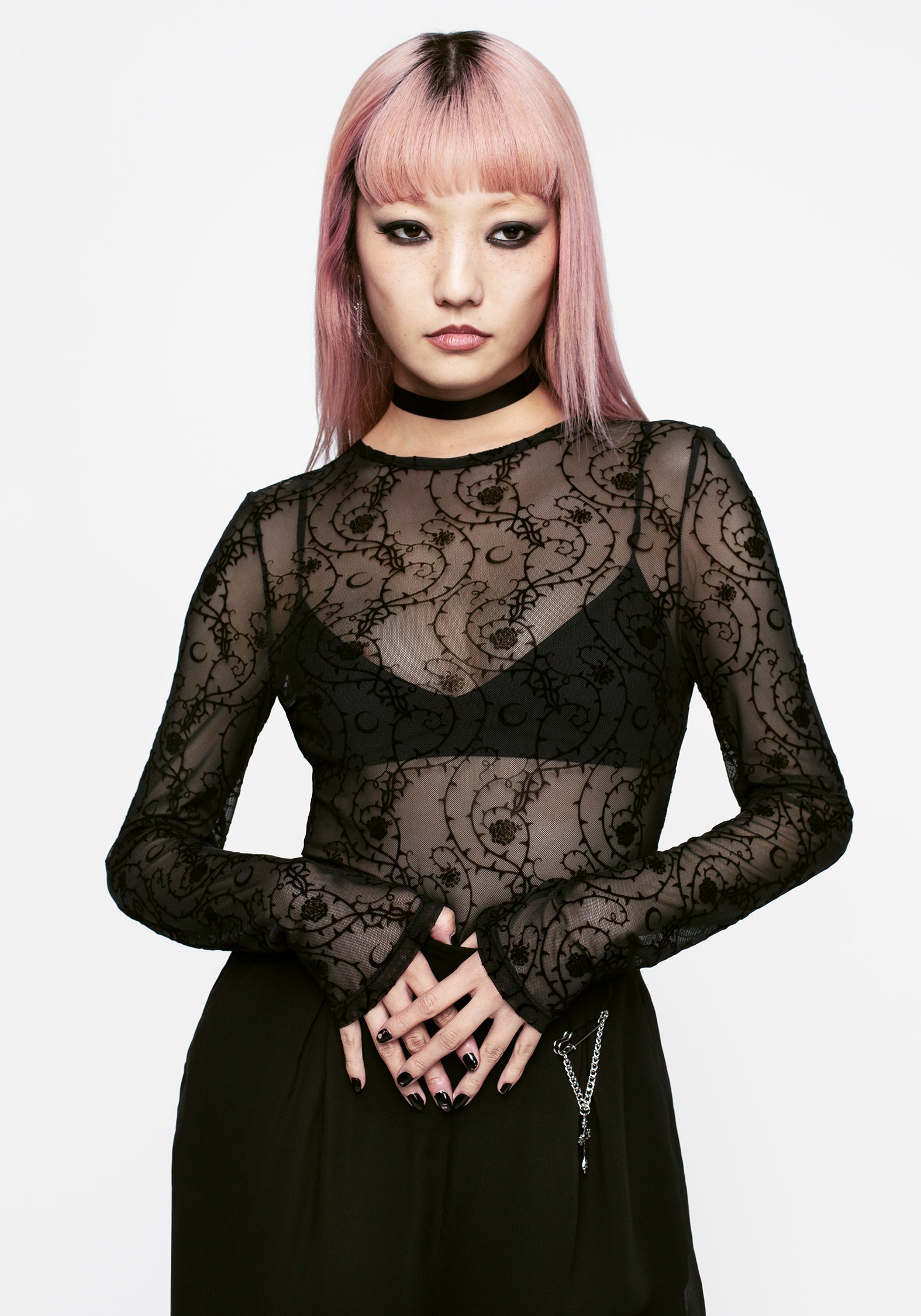 Disturbia | Thorns Mesh Top | Tops