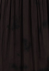 Burnout Tie Die Cotton Midaxi Dress