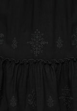 Cordata Embroidered Cami Midi Smock Dress