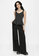 Jenna Stripe D-Ring Buckle Cami Top