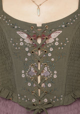 Siora Folklore Embroidered Corset Top