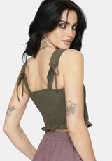 Siora Folklore Embroidered Corset Top