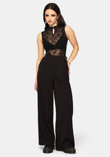 Mae Flock Mesh Keyhole Tank