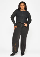 Lucera Pointelle Long Sleeve Cardigan