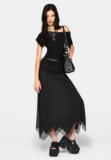 Neevah Slinky Short Sleeve Top