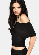 Neevah Slinky Short Sleeve Top