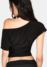 Neevah Slinky Short Sleeve Top