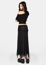 Neevah Slinky Short Sleeve Top