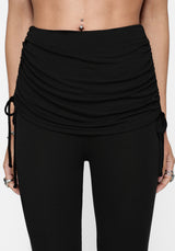 Khia Ruched Jersey Flare