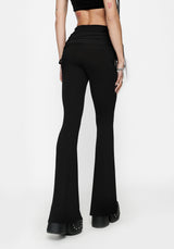 Khia Ruched Jersey Flare