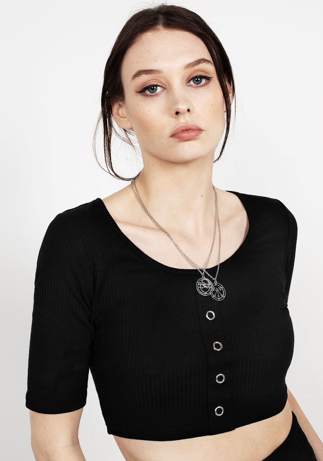 Disturbia | Obsidian Crop Top | Tops