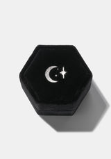 Teara Skull Sterling Silver Skinny Band