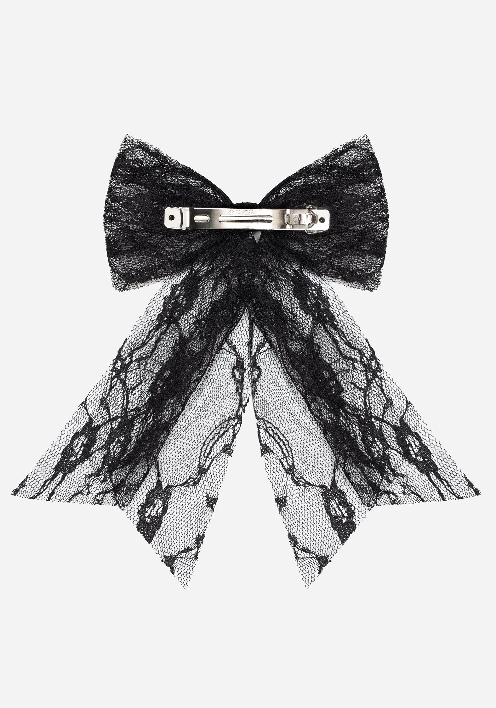 Melanie Heart Lace Hair Bow