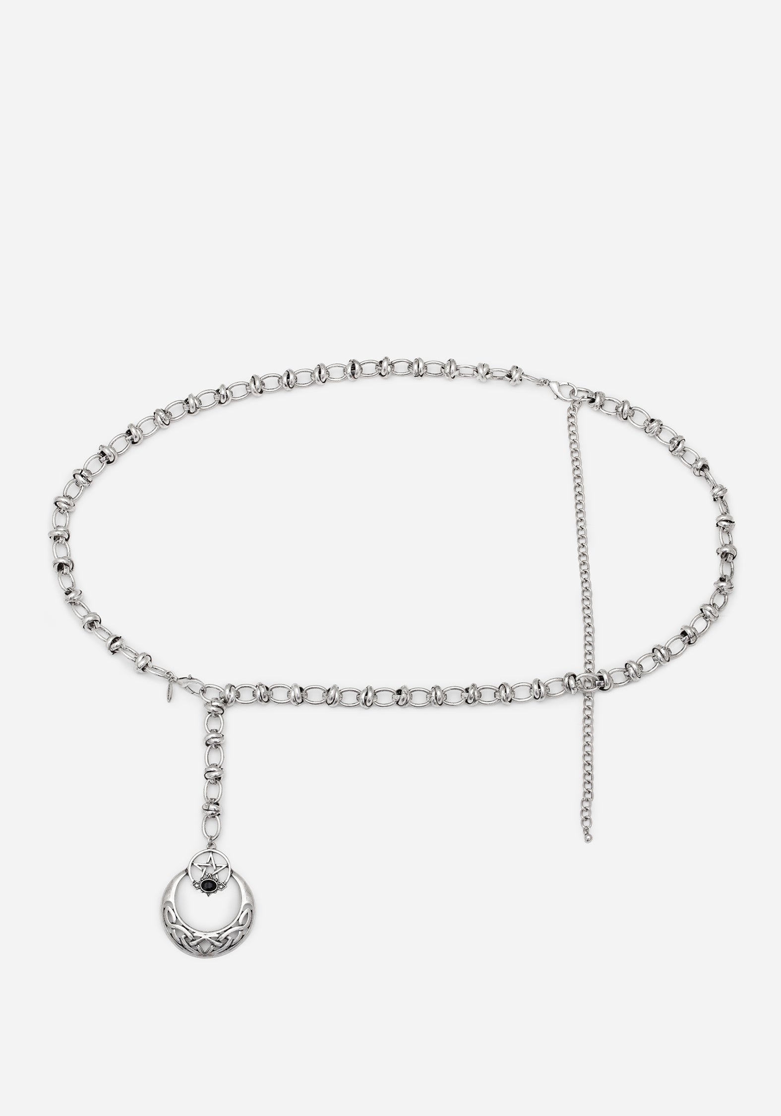Druantia Pentagram Moon Chain Belt