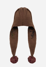 Liora Moth Floral Pom Pom Hat