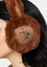 Alina Bug Faux Fur Ear Muffs