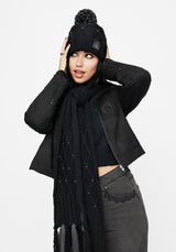 Layla Criss Cross Bobble Hat