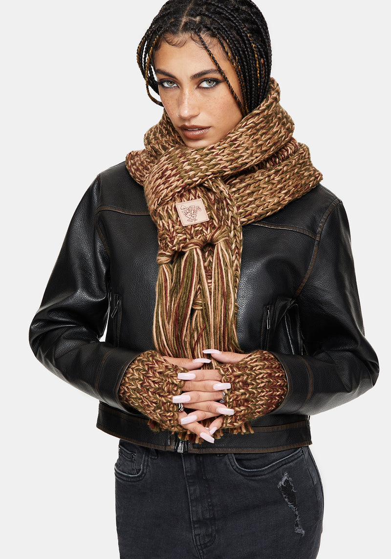 Daphne Frog Patch Gloves