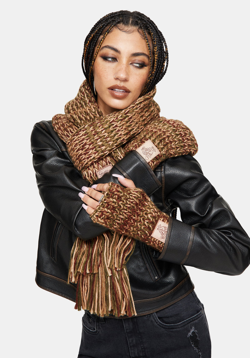 Daphne Frog Patch Gloves