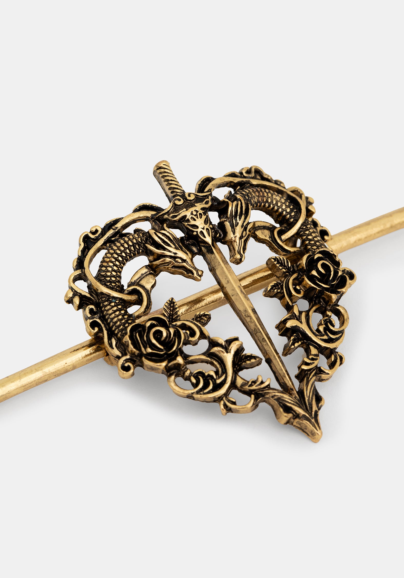 Ignithar Dragon Heart Hair Pin