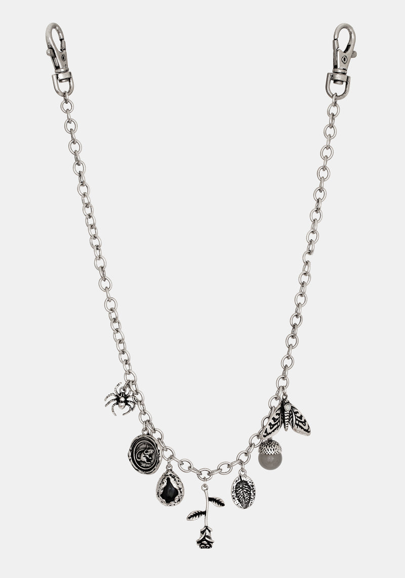 Draven Rat & Spider Bag Chain