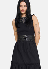 Atha Witches Knot Scallop Cut Out Waist Belt