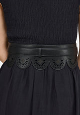 Atha Witches Knot Scallop Cut Out Waist Belt
