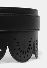 Atha Witches Knot Scallop Cut Out Waist Belt